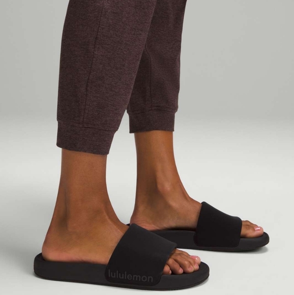 Lululemon Soft Jersey Classic-Fit Mid-Rise Jogger Heather Brown Women's 6 - Picture 5 of 12